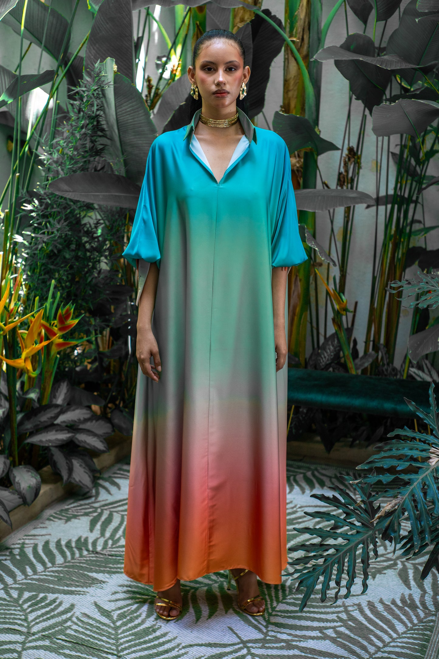 Vestido Amanecer Tropical